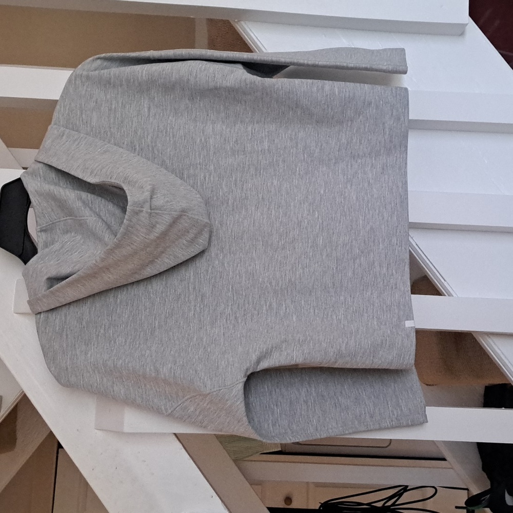 Lululemon Heather Grey Scuba No Band Waist Hoodie Sz4 Like New - Picture 8 of 10